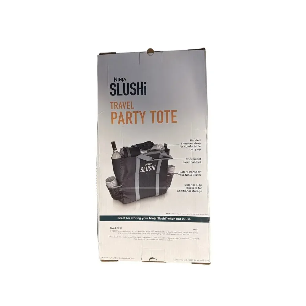 New Ninja SLUSHi Travel Party Tote Black Bag